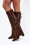 Kozačky na podpatku model 216788 Step in style 36