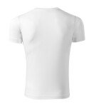 Pixel tričko unisex bílá 3XL