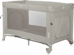 LIONELO Postýlka cestovní Ellen 3v1 Beige Sand / přistýlka k posteli / do 15 kg / 2 kolečka s brzdou (LO-ELLEN BEIGE SAND)