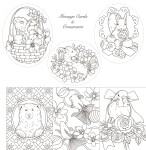 Symphony of Cute Animals, antistresové omalovánky z Japonska, Kanoko Egusa