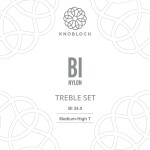 Knobloch BI Nylon Treble Set Medium-High Tension 34.0