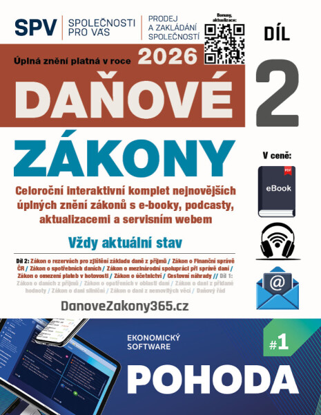 Daňové zákony 2026 XXL ProFi (Díl 2.) - Redakční