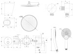 Kielle - Oudee Sprchový set s baterií pod omítku, pro 2 spotřebiče, s příslušenstvím EcoSpare a tělesem, chrom 20602SP100
