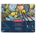Derwent Studio sada 24 pastelových tužek pro detailní kresbu