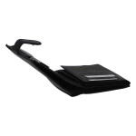 Pánská kožená peněženka na výšku se zápinkou David, černo-červená