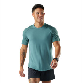 SMARTWOOL Mens Active Mesh Short Sleeve, Dusty Teal (vzorek) velikost: M