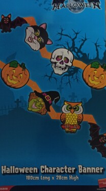 Halloweenská girlanda Zvířátka 2 m