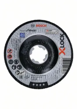 Bosch Řezání s přesazeným středem Expert for Metal systému X-LOCK, 115×2,5×22,23 A 30 S BF, 115 mm,