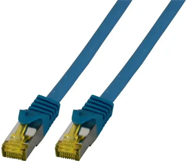 EFB Cat6A S/FTP 15 m modrá / Patch kabel / RJ-45 / LSZH / 10 Gbit/s (MK7001.15BL)