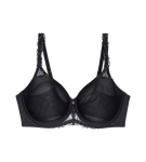 Dámská podprsenka Wild Azalea Florale W01 - BLACK - černá 0004 - TRIUMPH BLACK 90D