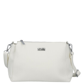 Trendy dámská koženková crossbody kabelka Denissa, bílá