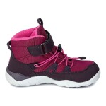 Dětské zimní barefootové boty s membránou BUGGA CHRIS Burgundy B00190-16 - 33