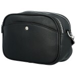 Trendy dámská koženková crossbody kabelka Willa, černá