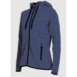 Mikina 413 dámská fleecová pletená s kapucí 280g/m2 100% fleece