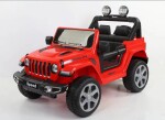 Mamido Elektrické autíčko SPEED 4x4 červené | 180W | EVA | LED | 2,4Ghz | ECO kůže | 12V7Ah