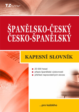 Španělsko-český / česko-španělský kapesní slovník - kolektiv autorů TZ-one