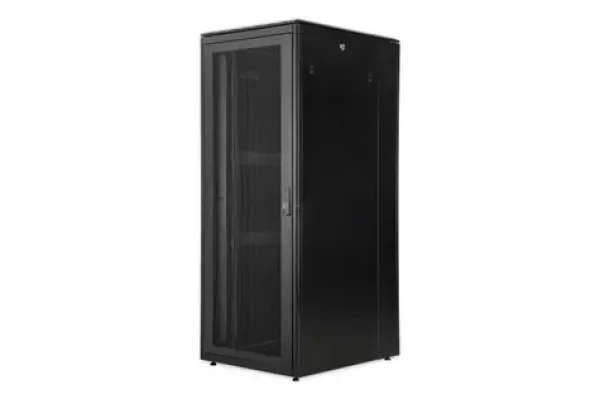 Digitus Unique 42U černá / Rozvaděč / 2053x800x1000 mm / Nosnost 1200 kg / Plné dveře / IP20 (DN-31303-B)