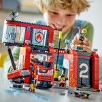 LEGO® City 60414 Hasičská stanice s hasičským vozem