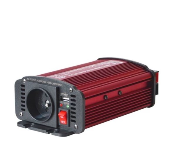 Měnič napětí GPI 312 12V/230V 300W s USB