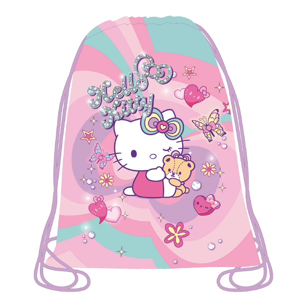 Colorino dětský stahovací vak na přezůvky, Hello Kitty, PES