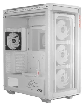 ADATA XPG BATTLECRUISER II bílá / Skříň / E-ATX / 2x USB-A 3.2 / 1x USB-C 3.2 / 4x ventilátor / bez zdroje (BATTLECRUISERIIST-WHCWW)