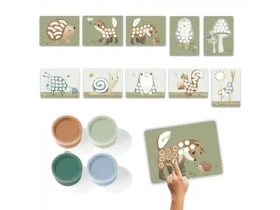 Little Dutch Kreativní sada malování prsty Forest Friends