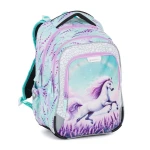 Bagmaster LUMI 26 B školní batoh – kůň Fialová 23 l 230402