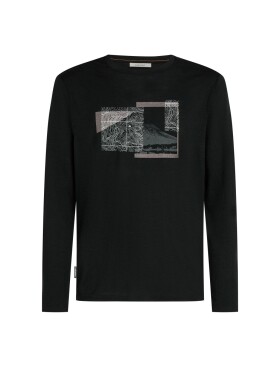 ICEBREAKER Mens Mer 150 Tech Lite LS Tee Peak Bal, Black velikost: XL