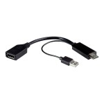 Renkforce RF-5234038 USB-C® / HDMI kabelový adaptér [1x USB-C® zástrčka - 1x HDMI zásuvka] černá stínění pletivem 0.15 m