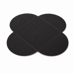 Cake star Podložka pod minidezert FLOWER zlato-černá 3 × 3 cm 25ks