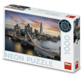 Puzzle Soumrak nad Tower Bridge 1000 délků Neon