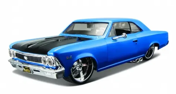 Maisto auto Design 1966 Chevrolet Chevelle SS 396 modrá 1:24