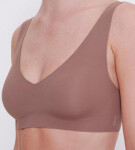 Dámská podprsenka ZERO Feel 2.0 Bralette - BROWN - hnědá 1141 - SLOGGI BROWN M