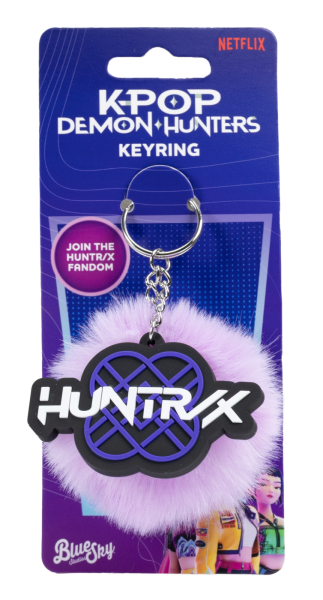 Pom pom klíčenka K-pop Demon Hunters: Huntrix - Bluesky