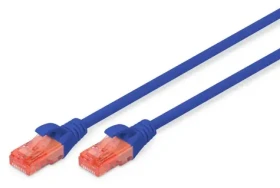 Digitus Cat6 modrá / Patch kabel / U/UTP / AWG 26/7 / 2 m (DK-1617-020/B)