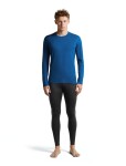 ICEBREAKER Mens 200 Oasis LS Crewe, Lazurite (vzorek) velikost: M