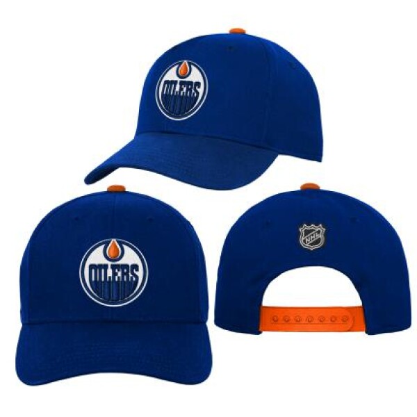Outerstuff Dětská kšiltovka Edmonton Oilers NHL Precurved Snap
