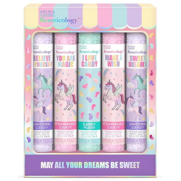 Baylis & Harding Dárková sada koupelových solí Unicorn, multi barva