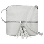 Stylová dámská koženková crossbody Kira, šedá