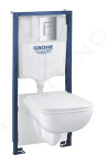 GROHE Závěsné WC se sedátkem softclose, rimless, alpská bílá