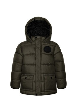 Kabát chlapecký nylonvý Puffa, Minoti, 11COAT 10, khaki - 158/164 | 13/14let