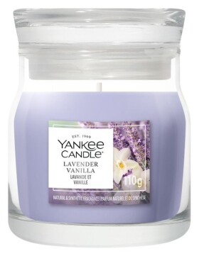 Vonná svíčka ve skle Signature malá - Lavender Vanilla