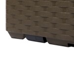 TOOMAX PORTOFINO zahradní plastový úložný box 340 L - hnědá