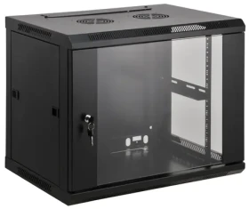Intellinet 20U 600x600 mm černý / Nástěnný rozvaděč / 19" / prosklené dveře / nosnost 60 kg (712057)