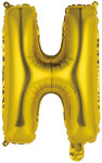 Písmena H zlaté foliové balónky 40 cm Písmena H zlaté foliové balónky 40 cm