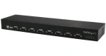 StarTech adaptér USB na sériový port RS232 černá / Adaptér / 8 portů / USB 2.0 / FTDI FT4232 (ICUSB23208FD)