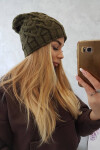 Fleecová čepice Sonia K201 khaki UNI