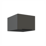 Horní skříňka Aria ANT 50 NAGU-36 1F Barva korpusu: Antracit, Barva dvířek: WH - Crystal white AFM