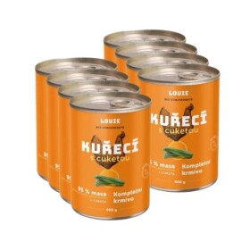 Louie konzerva Kuřecí s cuketou 8x400g