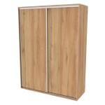 Nábytek Mikulík Skříň FLEXI 2 - 2x dveře plné ROZMĚR: (š/v/h) 220 x 220 x 65 cm